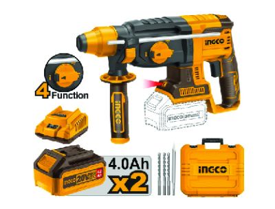 Show details for DRILL ROTARY HAMMER (INGCO) 20V B/LESS KIT Picture of DRILL ROTARY HAMMER (INGCO) 20V B/LESS KIT