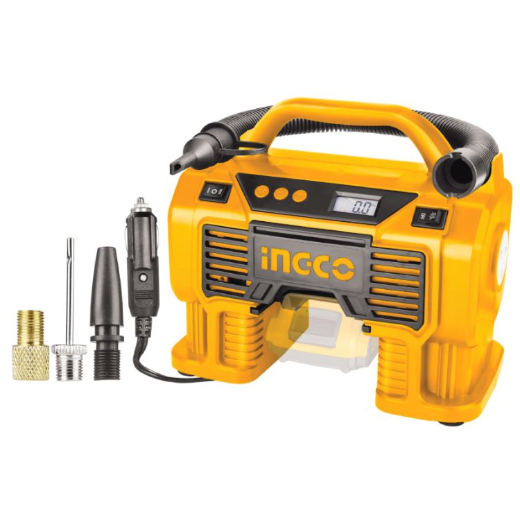 Picture of COMPRESSOR (INGCO) 20V CORDLESS 160PSI/11BAR SOLO