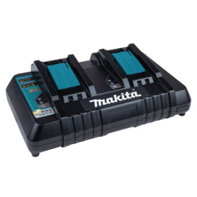 Show details for CHARGER DOUBLE BATTERY (MAK) 18V LI-ION Picture of CHARGER DOUBLE BATTERY (MAK) 18V LI-ION