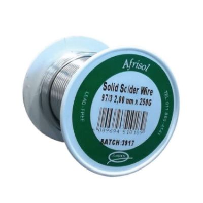 Show details for SOLDER SOLID CORE 2.00mm/250g (G/PURP) LEAD FREE Picture of SOLDER SOLID CORE 2.00mm/250g (G/PURP) LEAD FREE