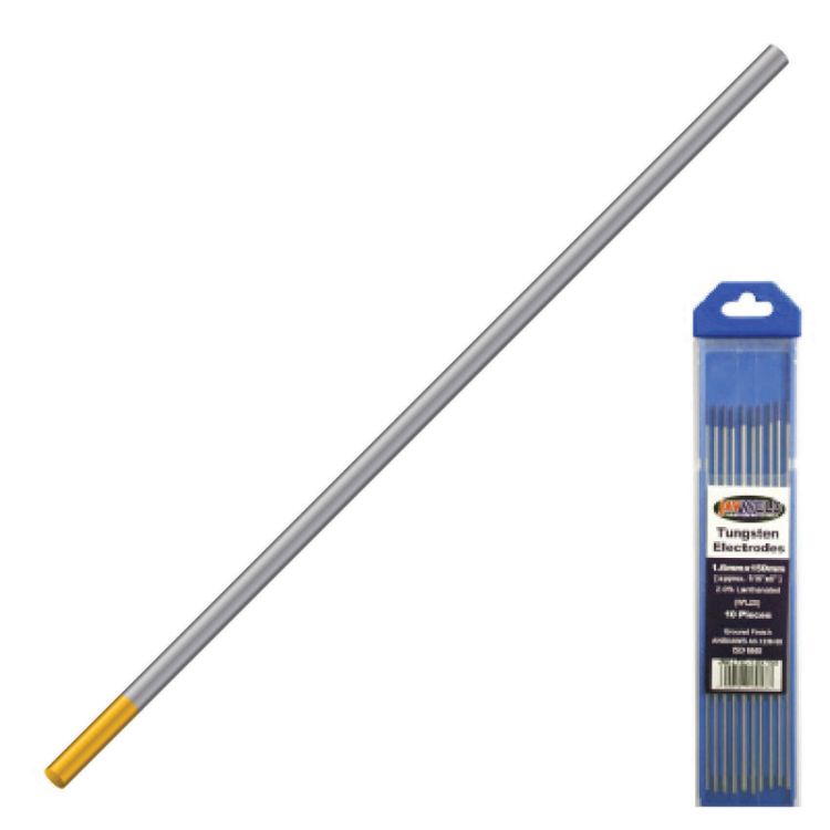Picture of TUNGSTEN ELECTRODE (JWLD) 2% LANTHAIATED 1.6X150mm