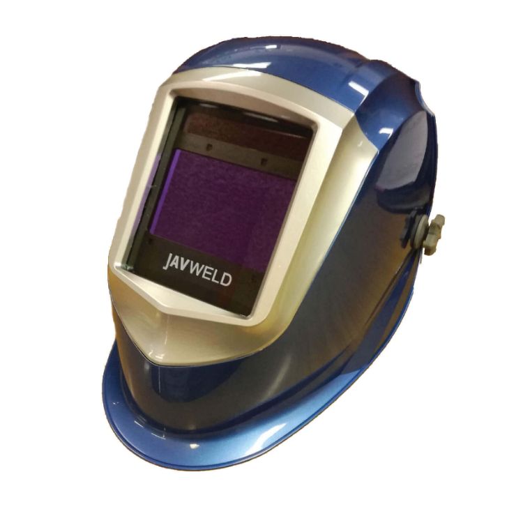 Picture of HELMET AUTO DARK (JAV) PHOENIX (BLUE/SILVER)