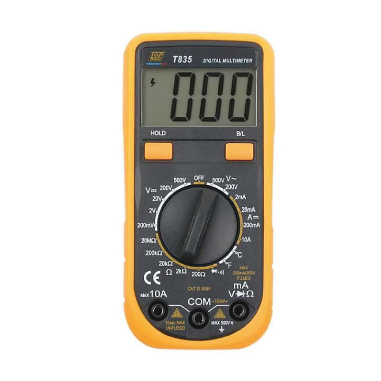 Picture of MULTIMETER DIGITAL 600v AC/DC TEMPERATURE DIY