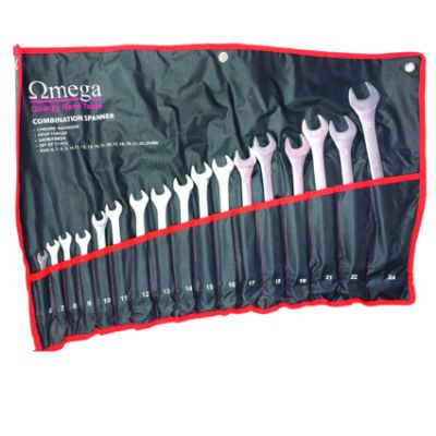 Show details for SPANNER SET (OME) COMB. 1B, 6-19, 21,22,24mm 17pc Picture of SPANNER SET (OME) COMB. 1B, 6-19, 21,22,24mm 17pc