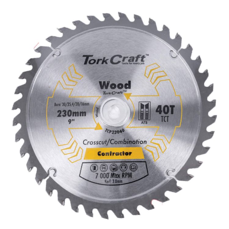 Picture of BLADE C/SAW 230mm x40T 30/1/20/16 WOOD