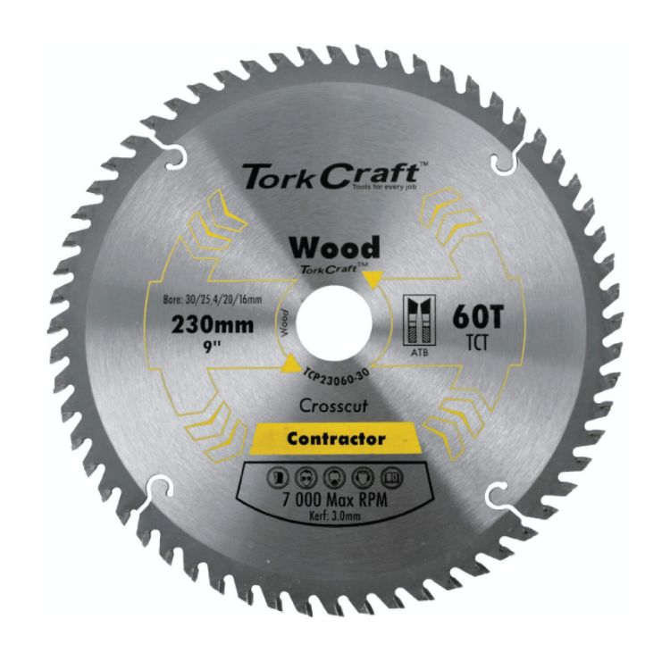 Picture of BLADE C/SAW 230mm x60T 30/1/20/16 WOOD