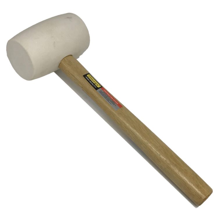 Picture of MALLET 0700gr RUBBER WHT (OME)