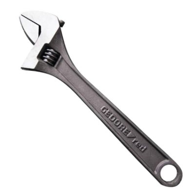 Show details for WRENCH ADJ 150mm 0-20mm (3301060) RED Picture of WRENCH ADJ 150mm 0-20mm (3301060) RED