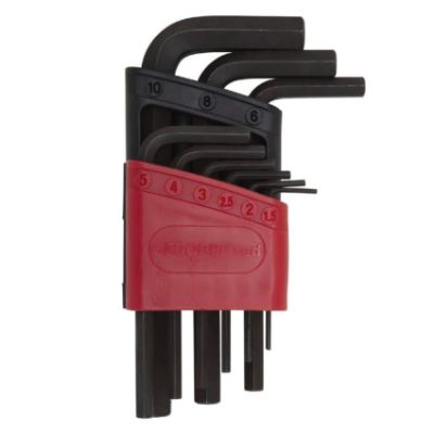Show details for HEX KEY SET 1.5-10mm 9pc (3301331) RED Picture of HEX KEY SET 1.5-10mm 9pc (3301331) RED