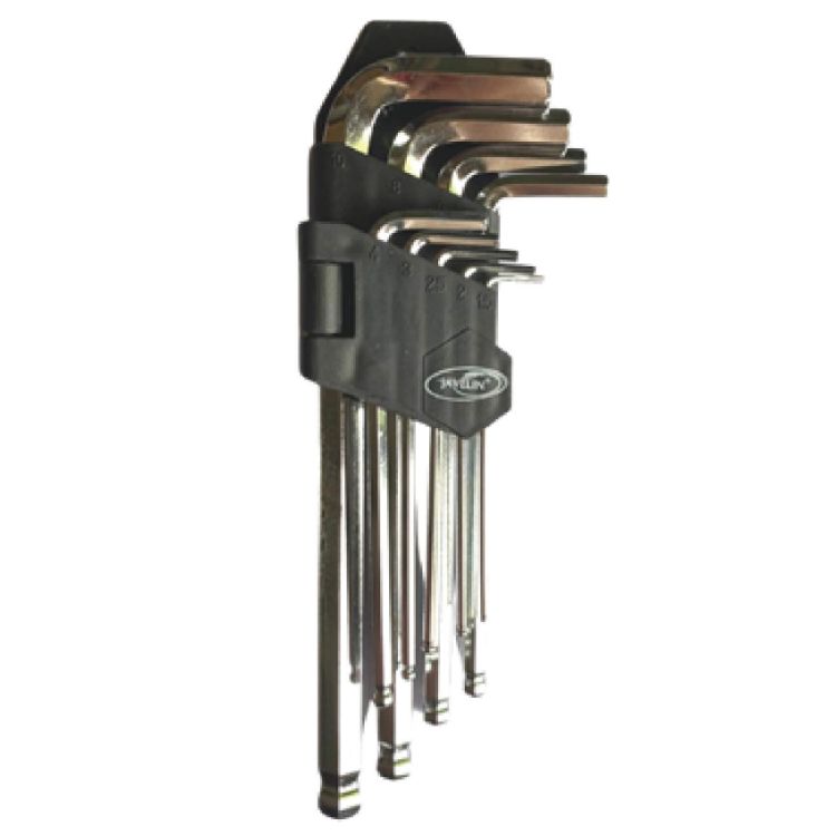 Picture of HEX KEY SEY (JAV) LONG B/P 1.5-10mm 9PCS