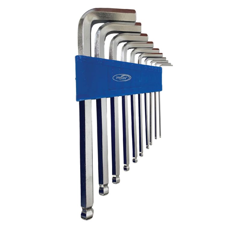 Picture of HEX KEY SET (JAV) LONG B/P 1.5-12mm 10PCS