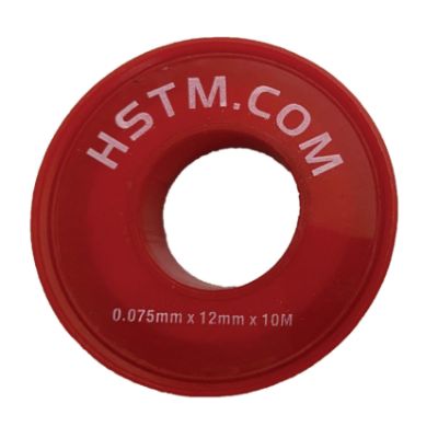 Show details for TAPE THREAD PTFE 12mm x10m 0.075mm (RED) Picture of TAPE THREAD PTFE 12mm x10m 0.075mm (RED)