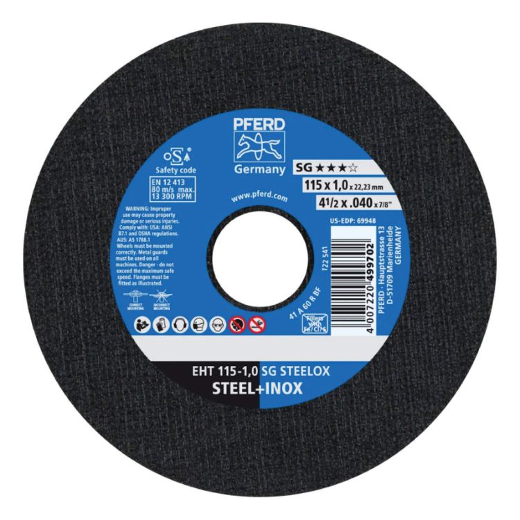 Picture of DISC CUT 115 x2.4mm (PFE) STEEL/INOX(STAINLESS
