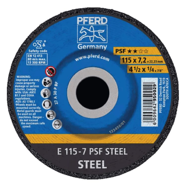 Picture of DISC GRI 125 x7.0mm (PFE) STL