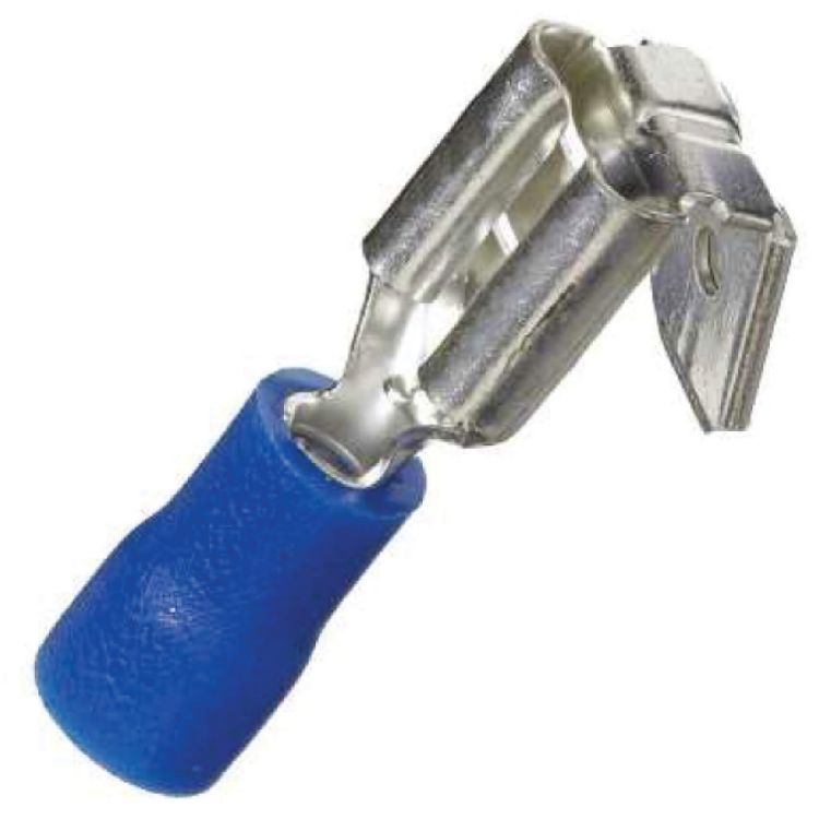 Picture of PRE LUGS BLUE PIGGYBACK 6.3MM