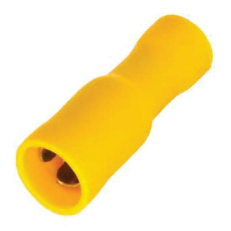 Picture of PRE LUGS YELLOW FEMALE 6.3MM