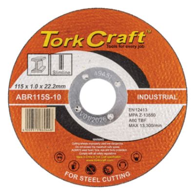 Show details for DISC CUTTING STEEL 115 X 1.0mm Picture of DISC CUTTING STEEL 115 X 1.0mm