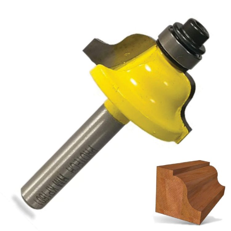 Picture of ROUTER ROMAN OGEE BIT 1 1/16" X 12MM (5/32" RADIUS