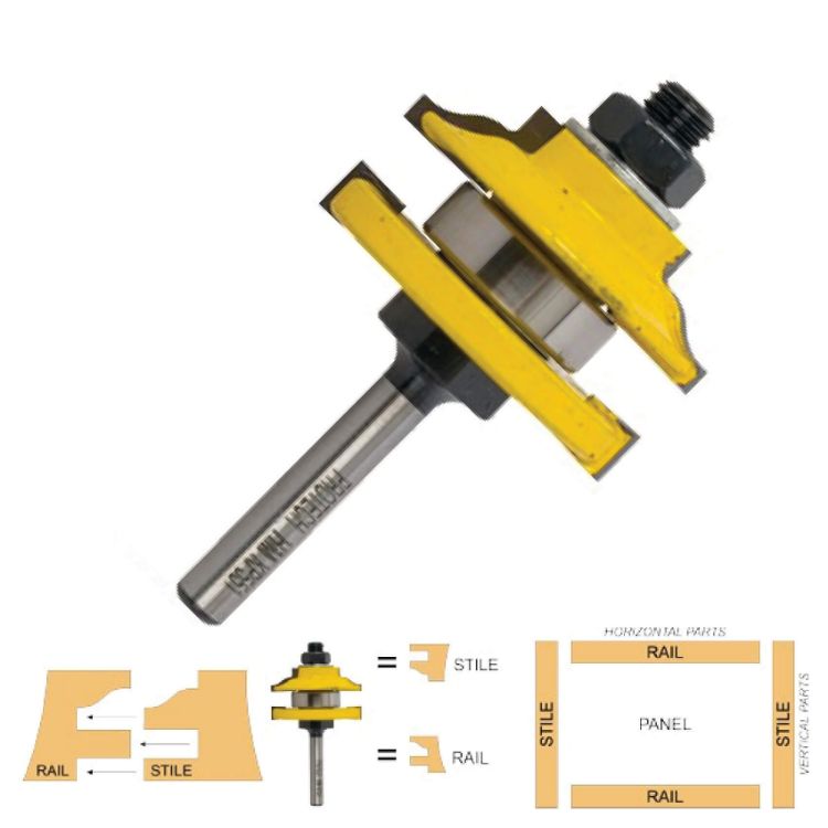 Picture of ROUTER RAIL & STYLE 1/2 SHANK