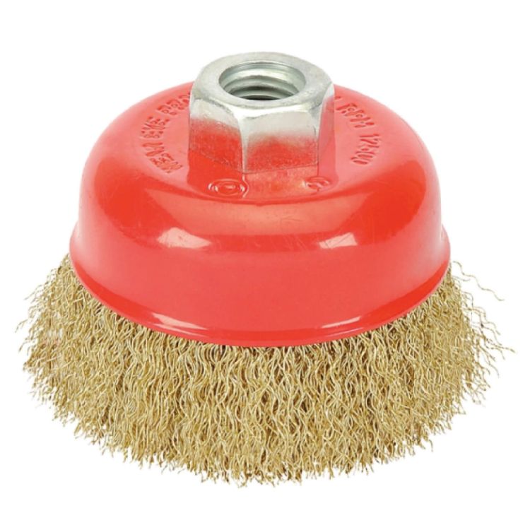Picture of CUP BRUSH 100mm M14 (TKT) 0.15 CRIM BRSS