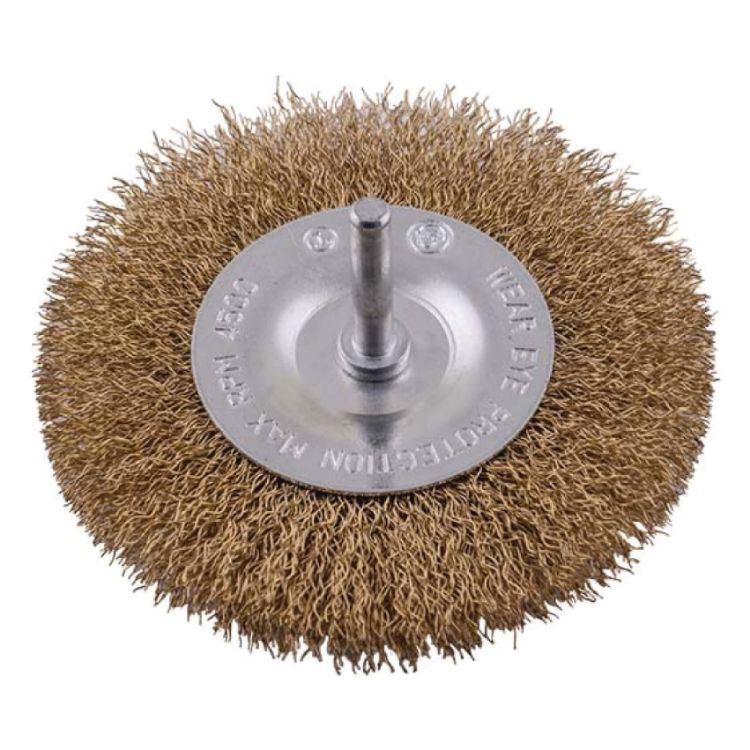 Picture of WIRE WHEEL 75MM X 6MM(TKT) MOUNTED SHAFT