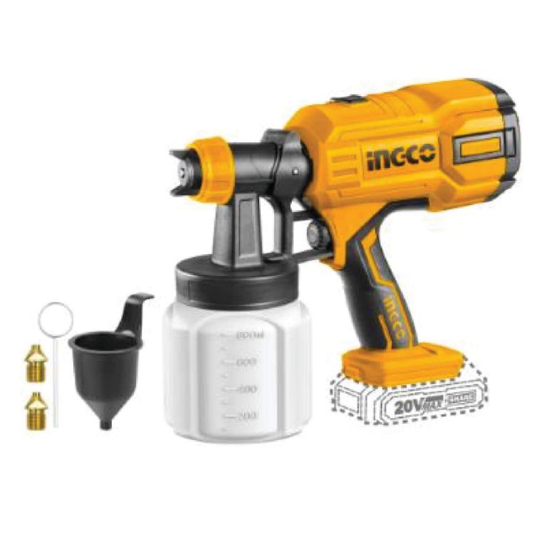 Picture of SPRAYGUN 800ml 20V CORDLESS (INGCO)