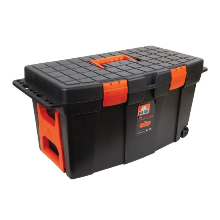 Picture of TOOLBOX ABS PLASTIC BLACK/ORANGE 70CM