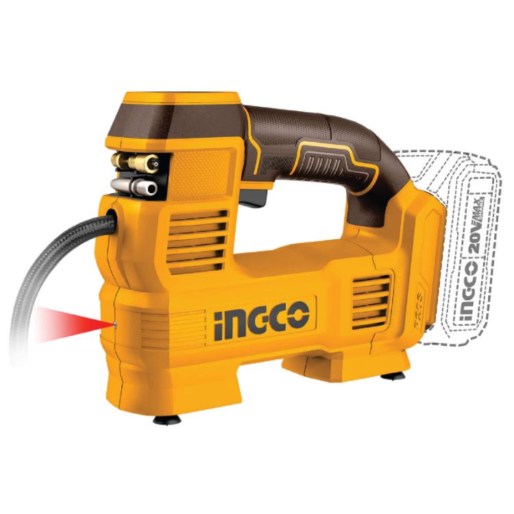 Picture of COMPRESSOR (INGCO) 20V CORDLESS 160PSI/11 BAR SOLO