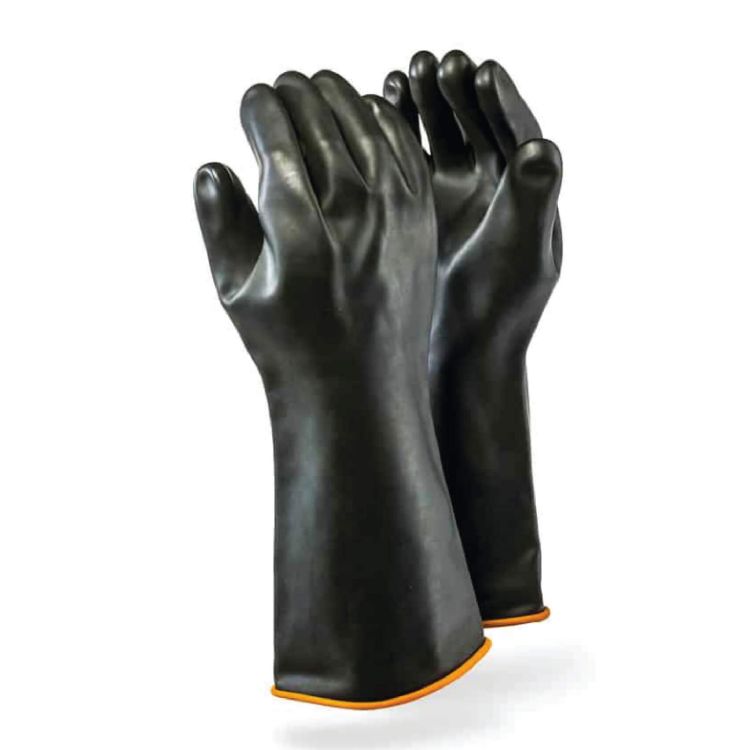 Picture of RUBBER GLOVES CHEMICAL ELBOW HD