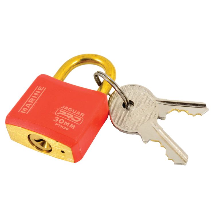 Picture of PADLOCK MARINE 50mm PRO RED (JAGUAR)
