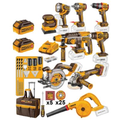 Show details for COMBO 9 IN 1 INCL ASS 2xBATT/CHARGER + C/BAG Picture of COMBO 9 IN 1 INCL ASS 2xBATT/CHARGER + C/BAG