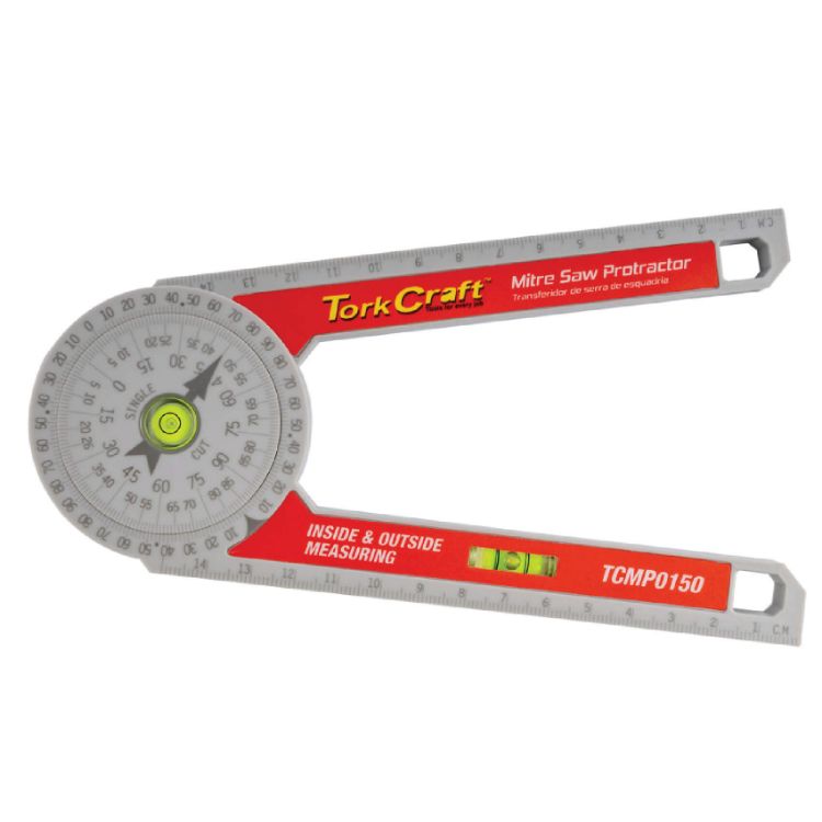 Picture of MITRE SAW LEVEL PROTRACTOR 150mm (TKT)