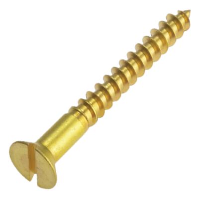 Show details for SCREW WOOD CSK SLT BR 10X070 Picture of SCREW WOOD CSK SLT BR 10X070
