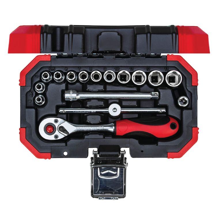 Picture of SOCKET SET 1/4"DR 16PC 4-13mm (GEDR)