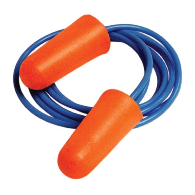 Picture of EAR PLUGS FOAM WITH CORD (RE-USABLE)