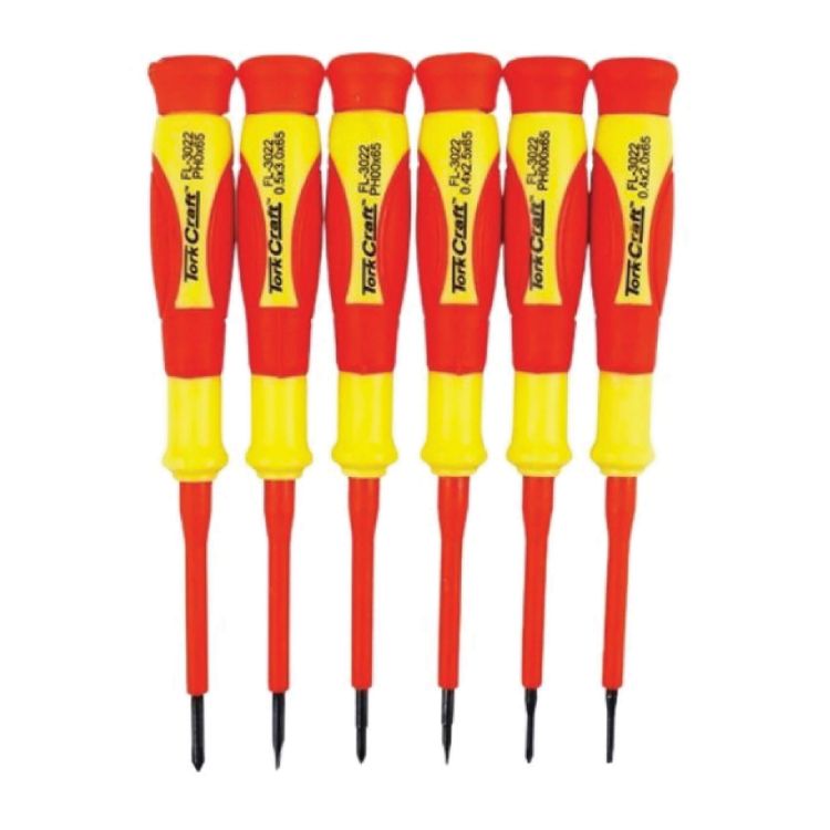 Picture of SCREWDRIVER INSULATED SET PRECISON 5PC TX VDE (TKT