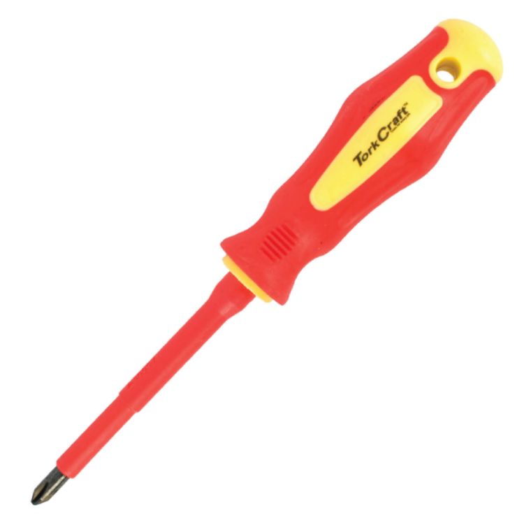 Picture of SCREWDRIVER INSULATED PH No.0 x 75mm VDE (TKT)