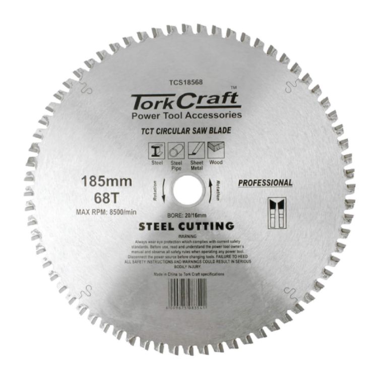 Picture of BLADE C/SAW 185 X 68T STEEL CUTTING (TKT)