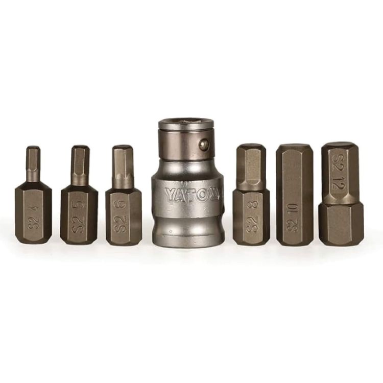 Picture of SOCKET HEX BIT SET 7PC (YATO) H4-H12