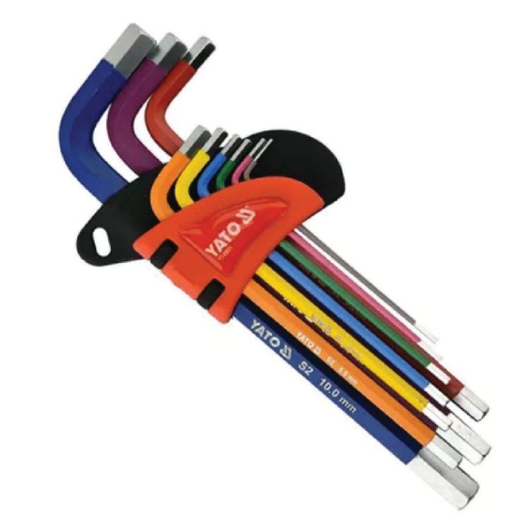 Picture of HEX KEY SET LONG 9PC (YATO) 1.5-10mm