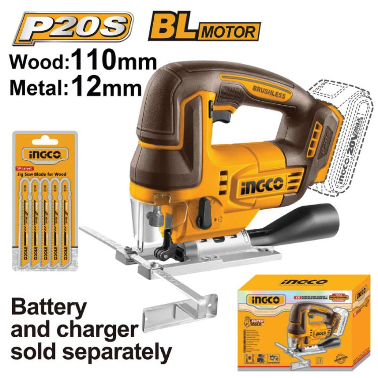 Picture of JIGSAW (INGCO) 20V SOLO + 5PC BLADE