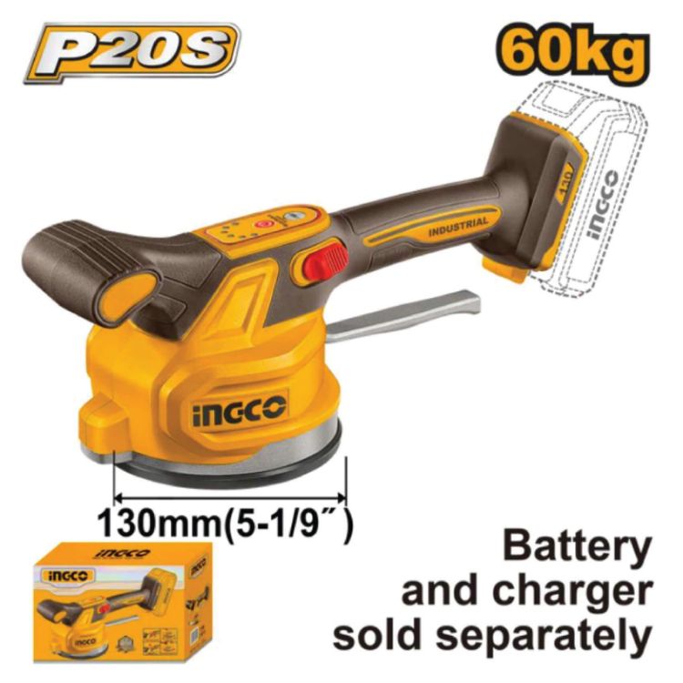 Picture of TILE VIBRATION MACHINE (INGCO) 20V 60KG 130MM