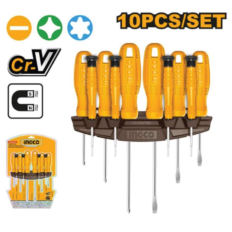 Picture of SCREWDRIVER SET 10PCS (INGCO)